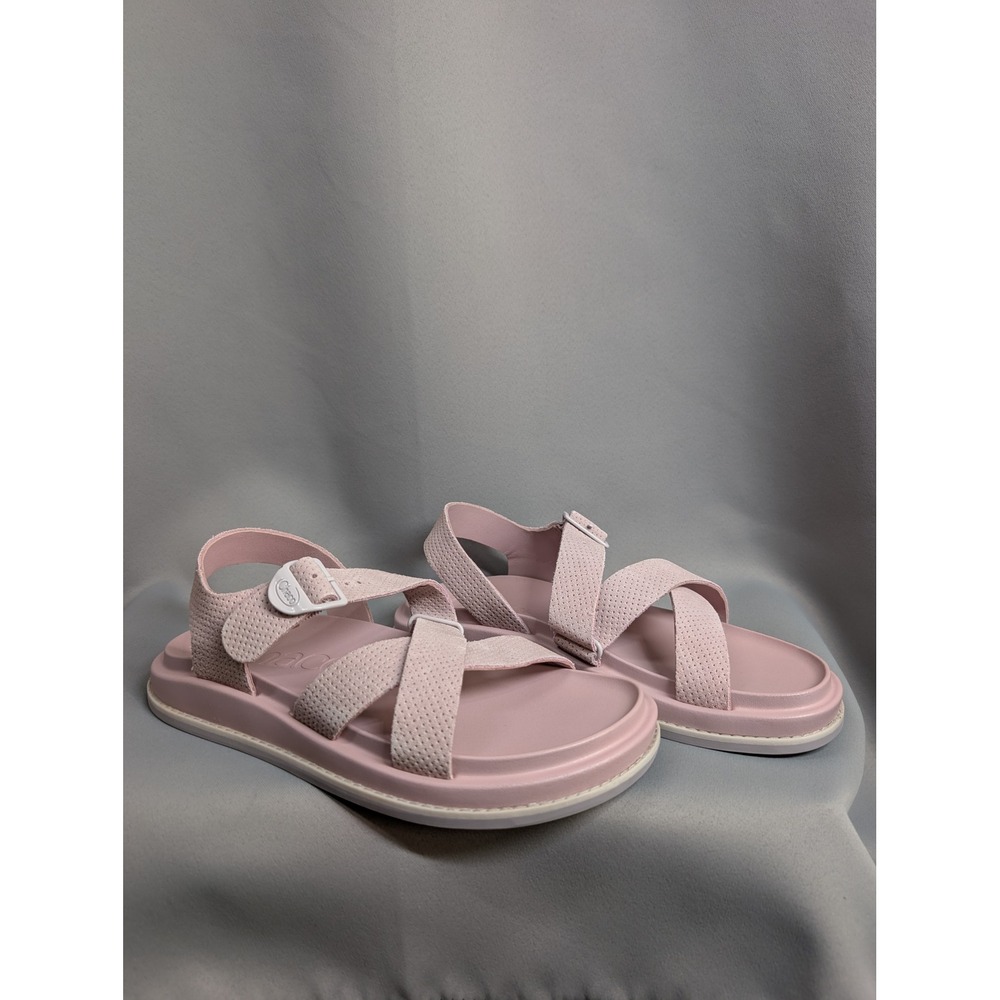 Chaco Townes Suede Sandal Womens 7 Rose Quartz Pink JCH109852Z